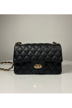 BK Bags & Accessories Kapitone Örme Zincirli Kadın El Ve Omuz Çantası