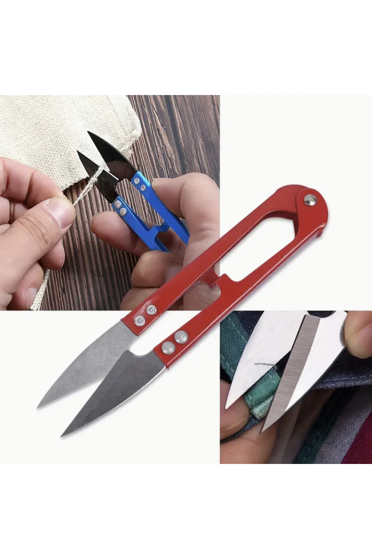 Kenpool Metal Balıkçı Makası Yaylı Sistem Hobi Nakış Kumaş Maket