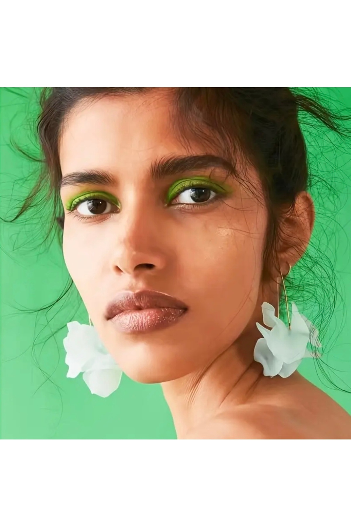 Bridal Earrings Chiffon Floral Earrings New Season Off White