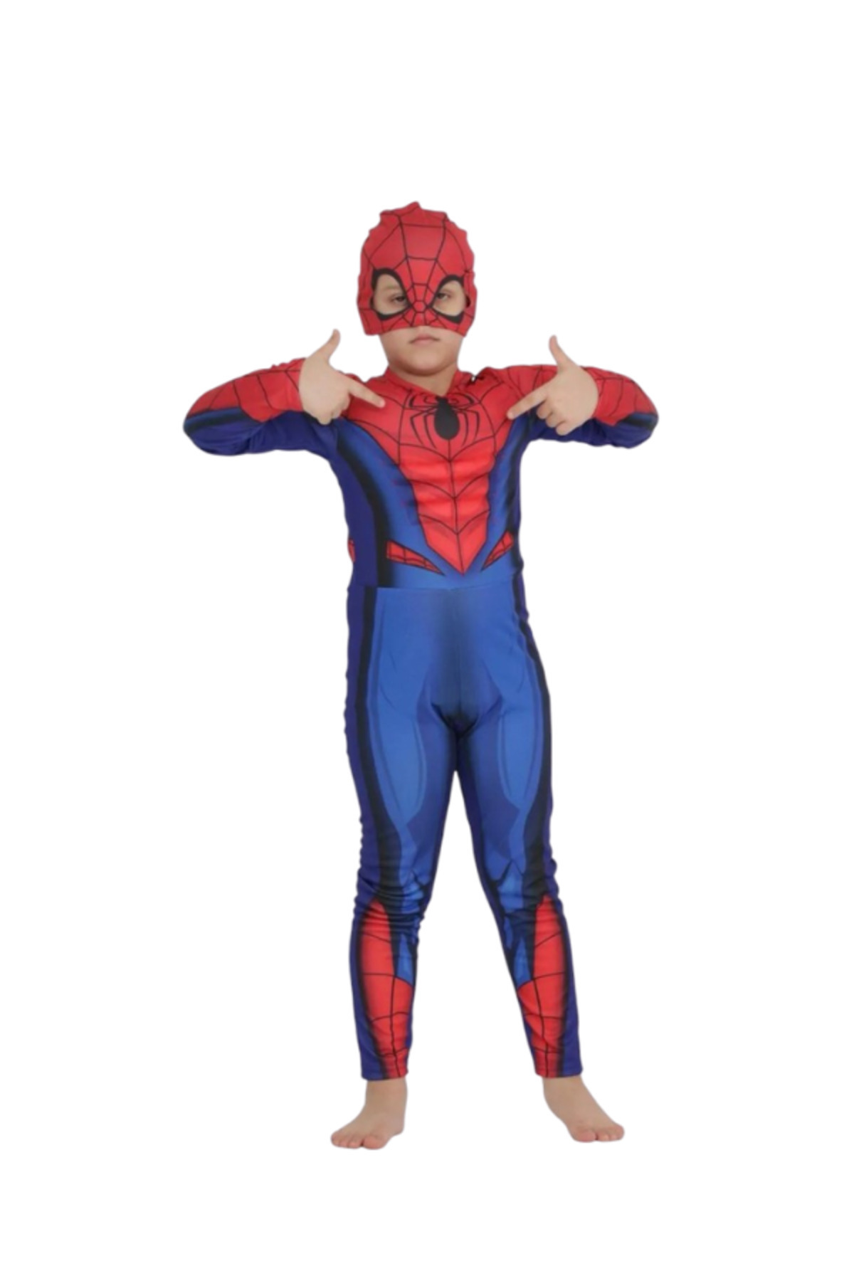 Gadget Gear Spiderman / Örümcek Adam Çocuk Kostümü - Süper Kahraman Kostümü, Halloween ve Parti Kostümü