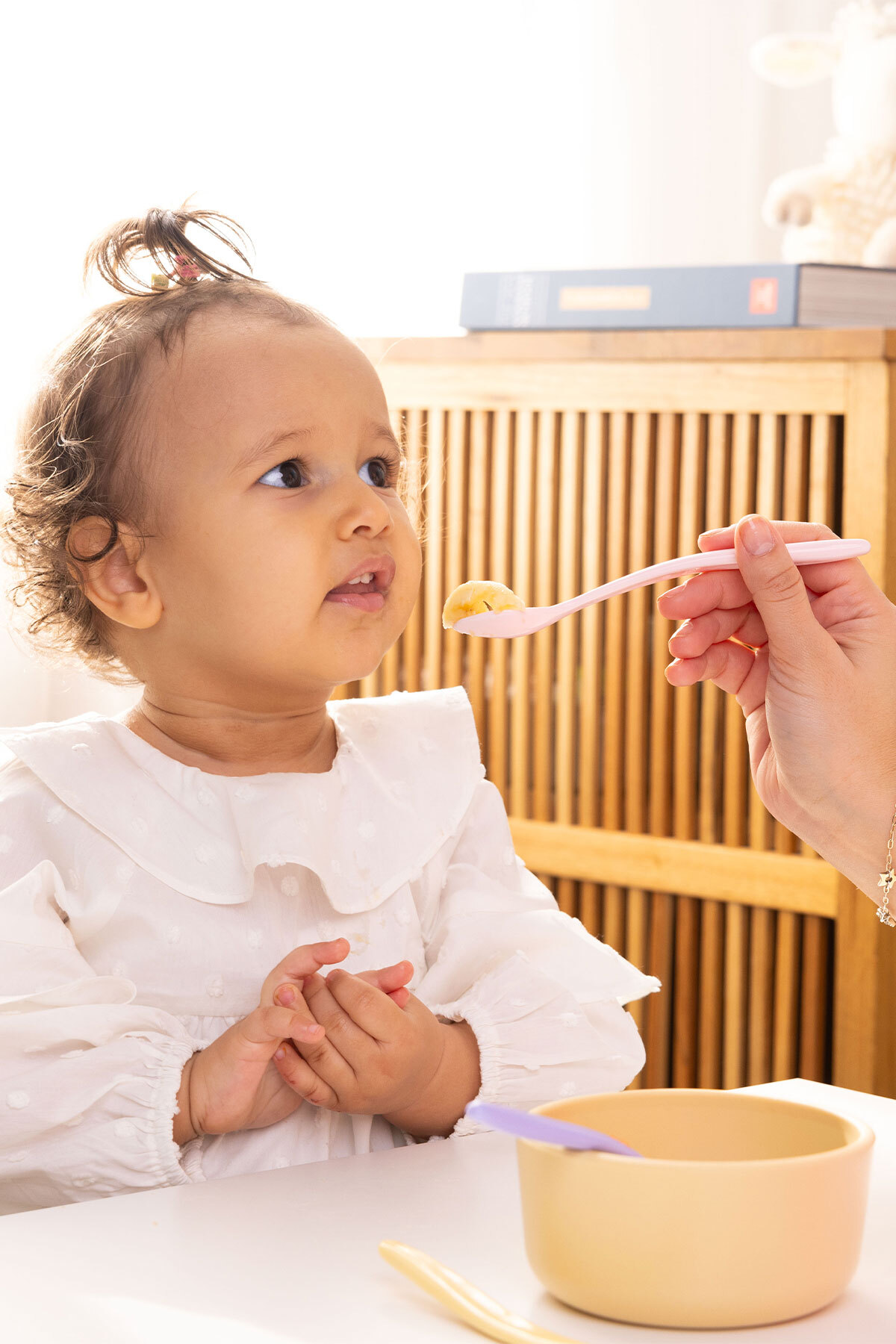 Wee Baby Mama Kaşığı Seti 3'lü Kız fotoğrafı 5 (önizleme)