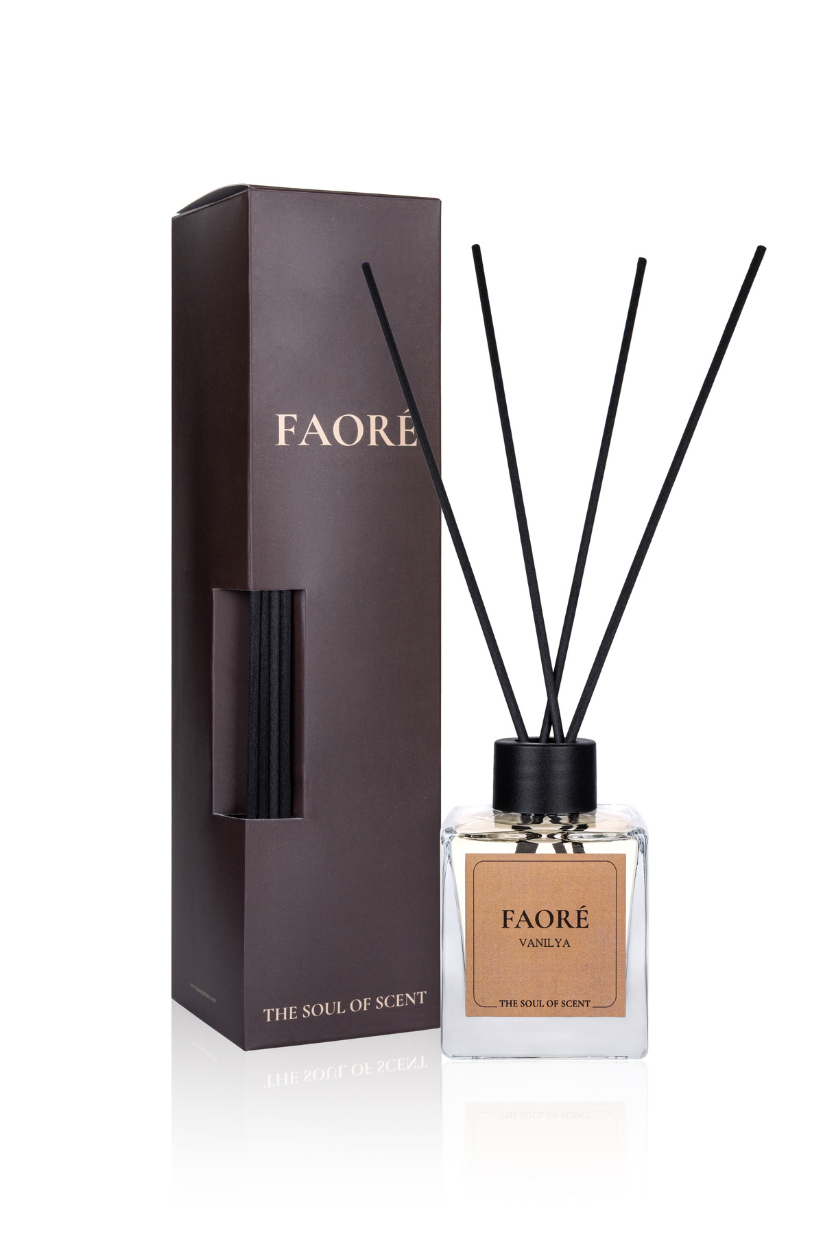 Faoré Vanilla Pure Çubuklu Oda Kokusu 120 ml | Madagaskar Vanilyası & Narenciye Dokunuşu