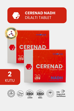 Cerenad Nadh 2'li Nadh Içeren Dil Altı Tablet Takviye Edici Gıda