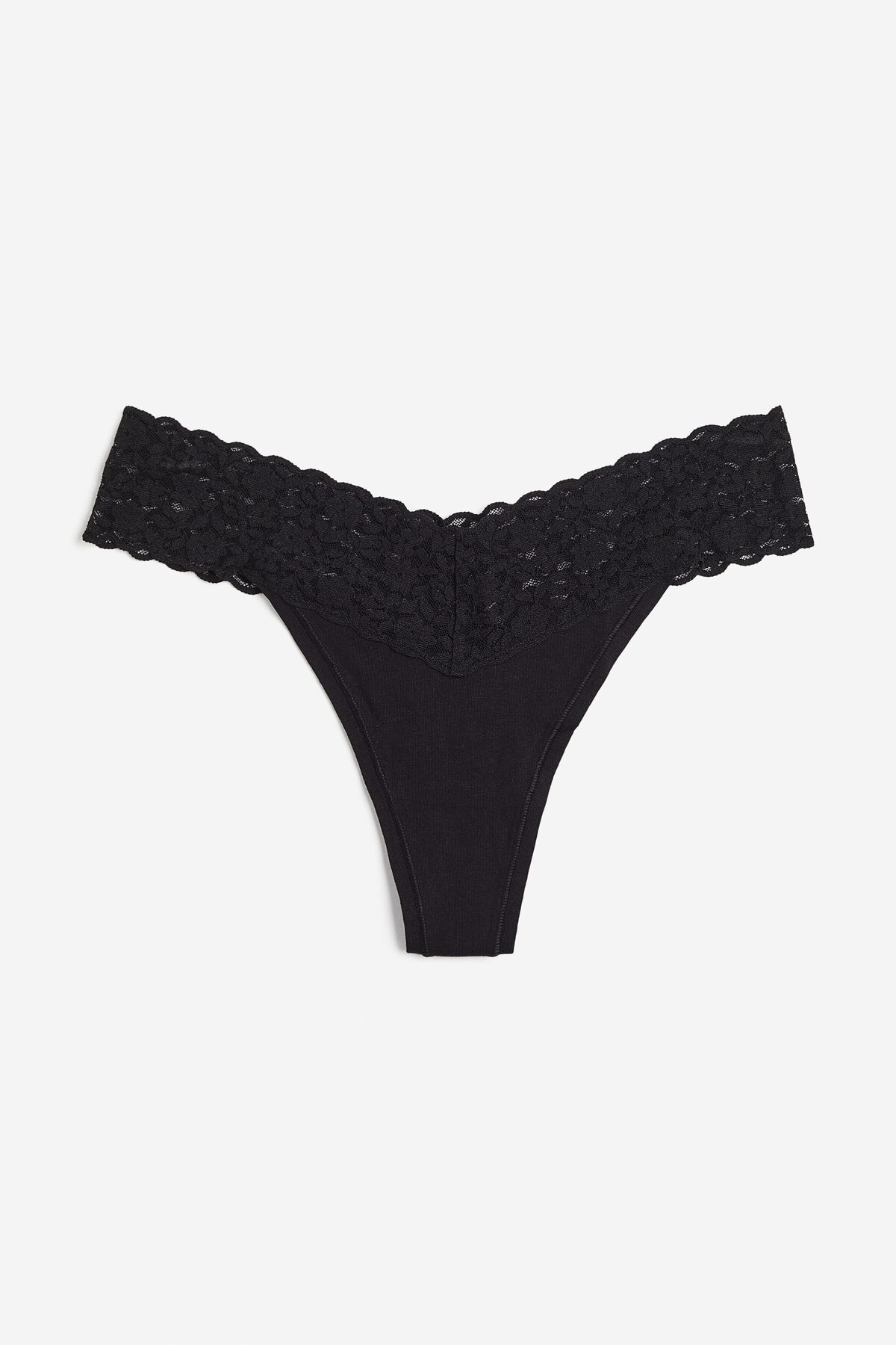 H&M 5’li Dantel Thong Külot görsel 2