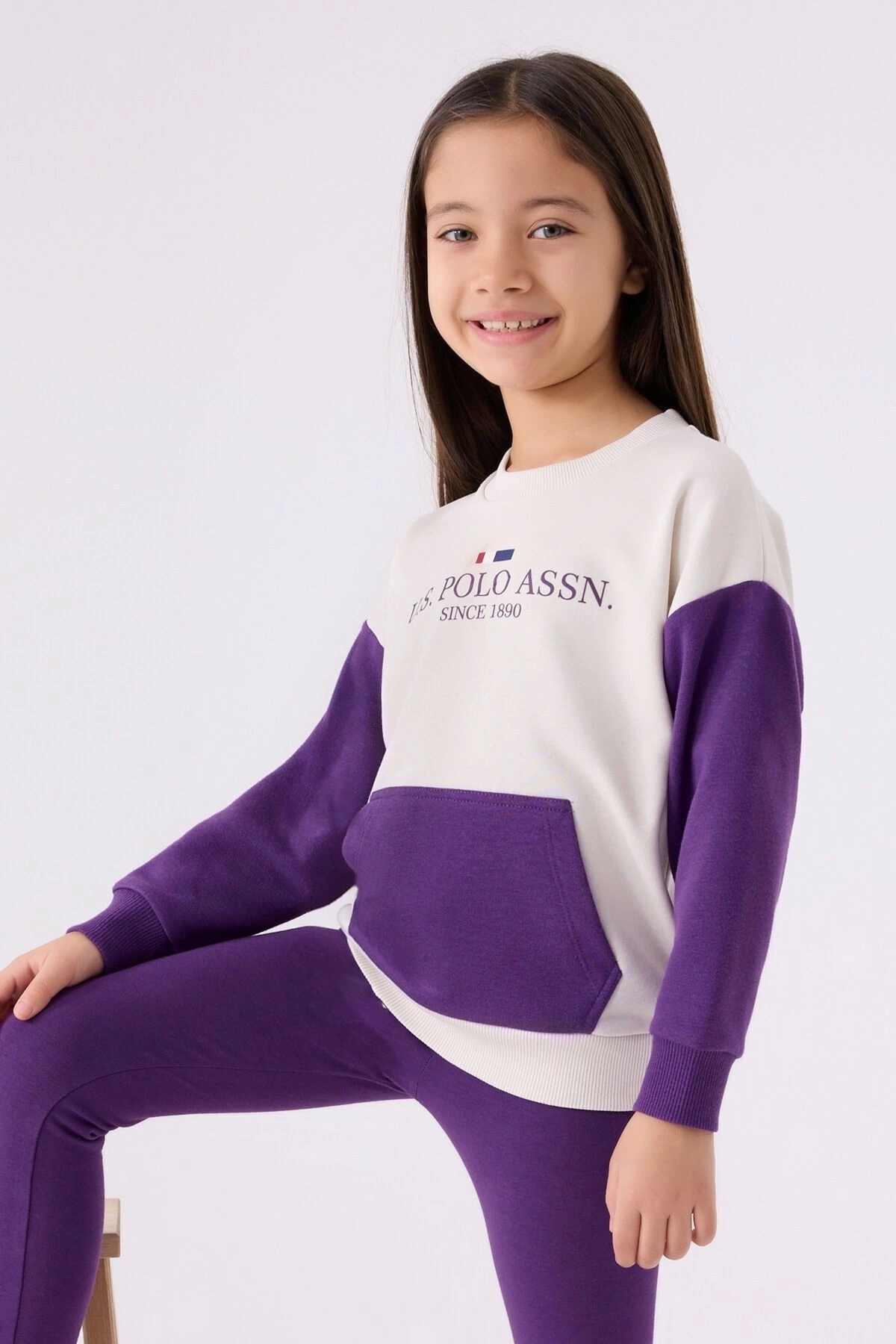 U.S. Polo Assn. Us1977 Kız Çocuk Takım Set fotoğrafı 2 (önizleme)