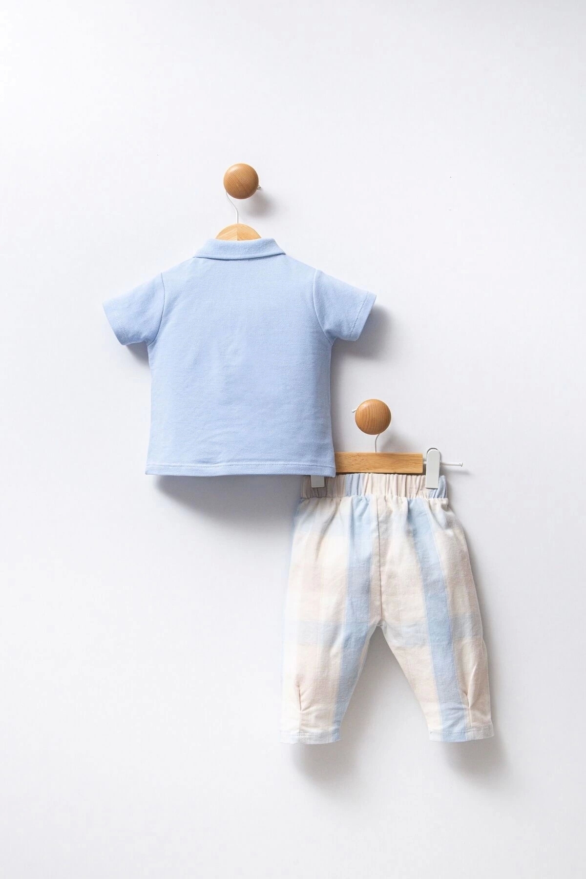 U.S. Polo Assn. Erkek Bebek Tişört Pantolon Takım Beyaz fotoğrafı 4 (önizleme)