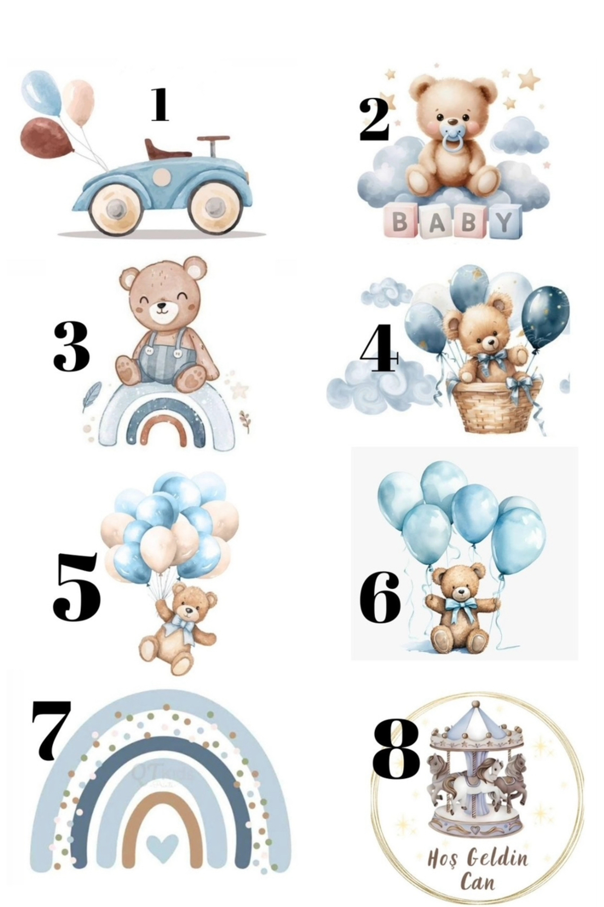 Biepoksi Bebek Hediyelik Kolonya Sprey Mavi Erkek 20 Adet fotoğrafı 3 (önizleme)