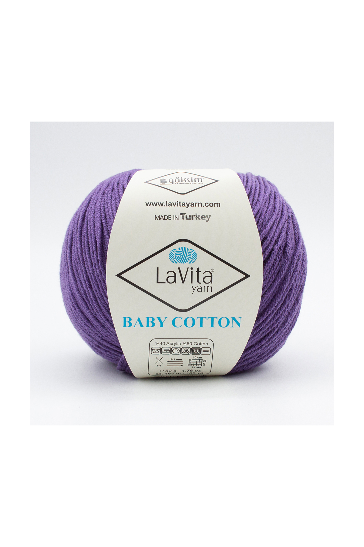 LaVita Yarn Baby Cotton Amigurumi Ve El Örgü Ipi %40 Akrilik %60