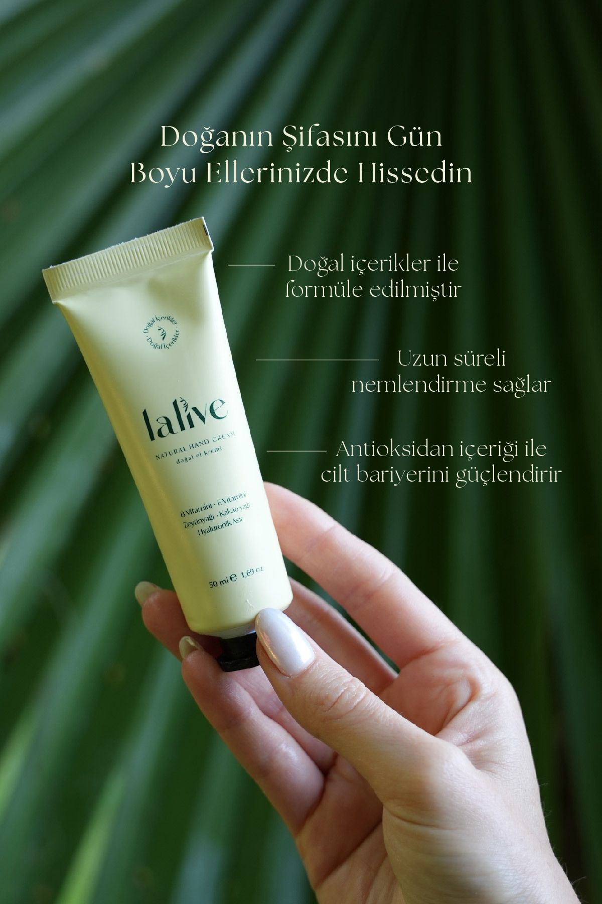 %100 Doğal Yoğun Nemlendirici Ve Besleyici Shea & Kakao Yağı Özlü El Kremi (B Vitamini) — 153.99.08.002 — تصویر 6 از 7