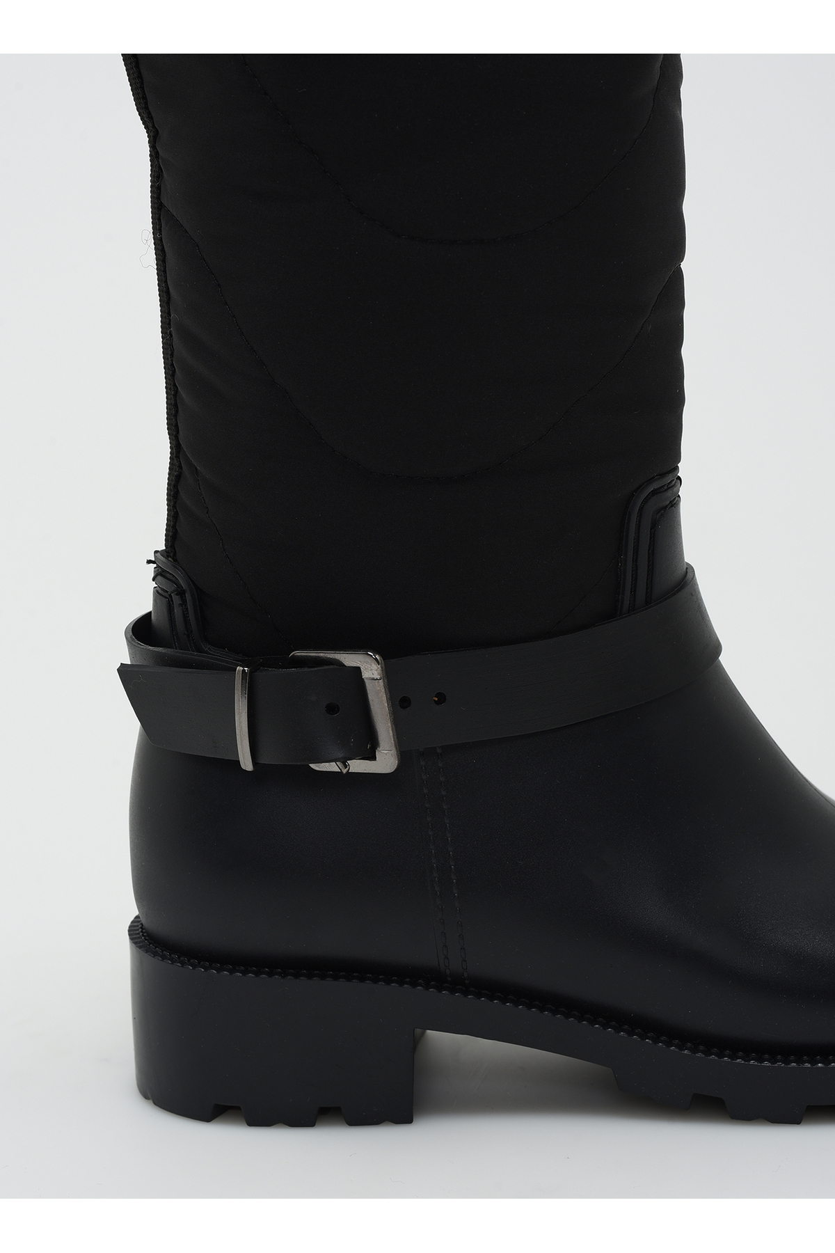 F By Fabrika Tekstil Siyah Kadın Çizme Lına görsel 4