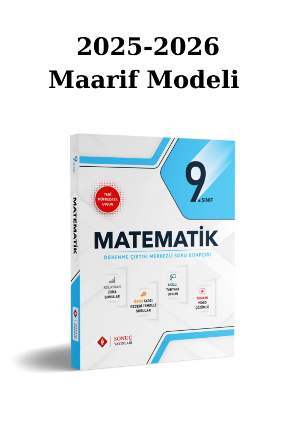 Sonuç Yayınları Sonuç 9. Sınıf Matematik Set 2025/26 Maarif Modeli