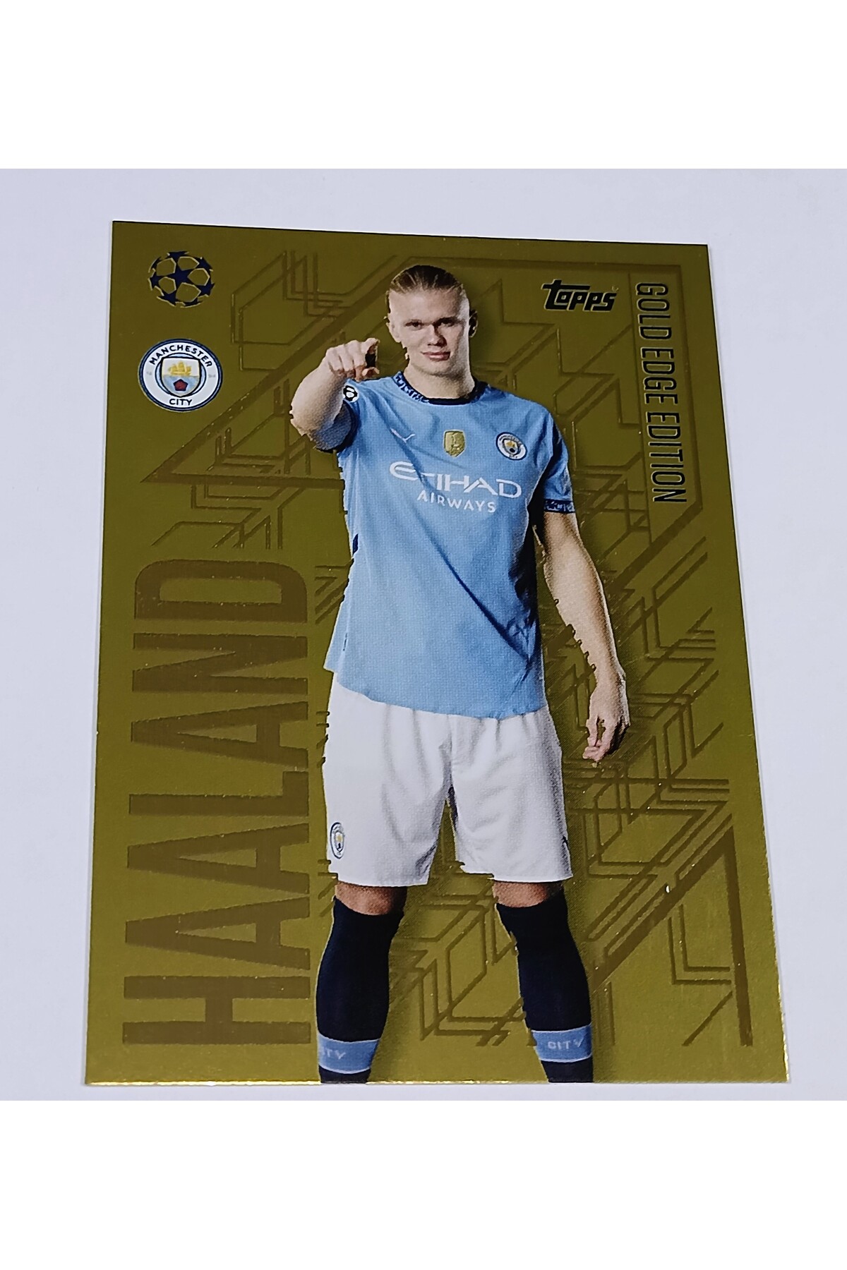 アトガトグfoil Topps HAALAND GOLD EDGE EDITION - Fiyatı, Yorumları
