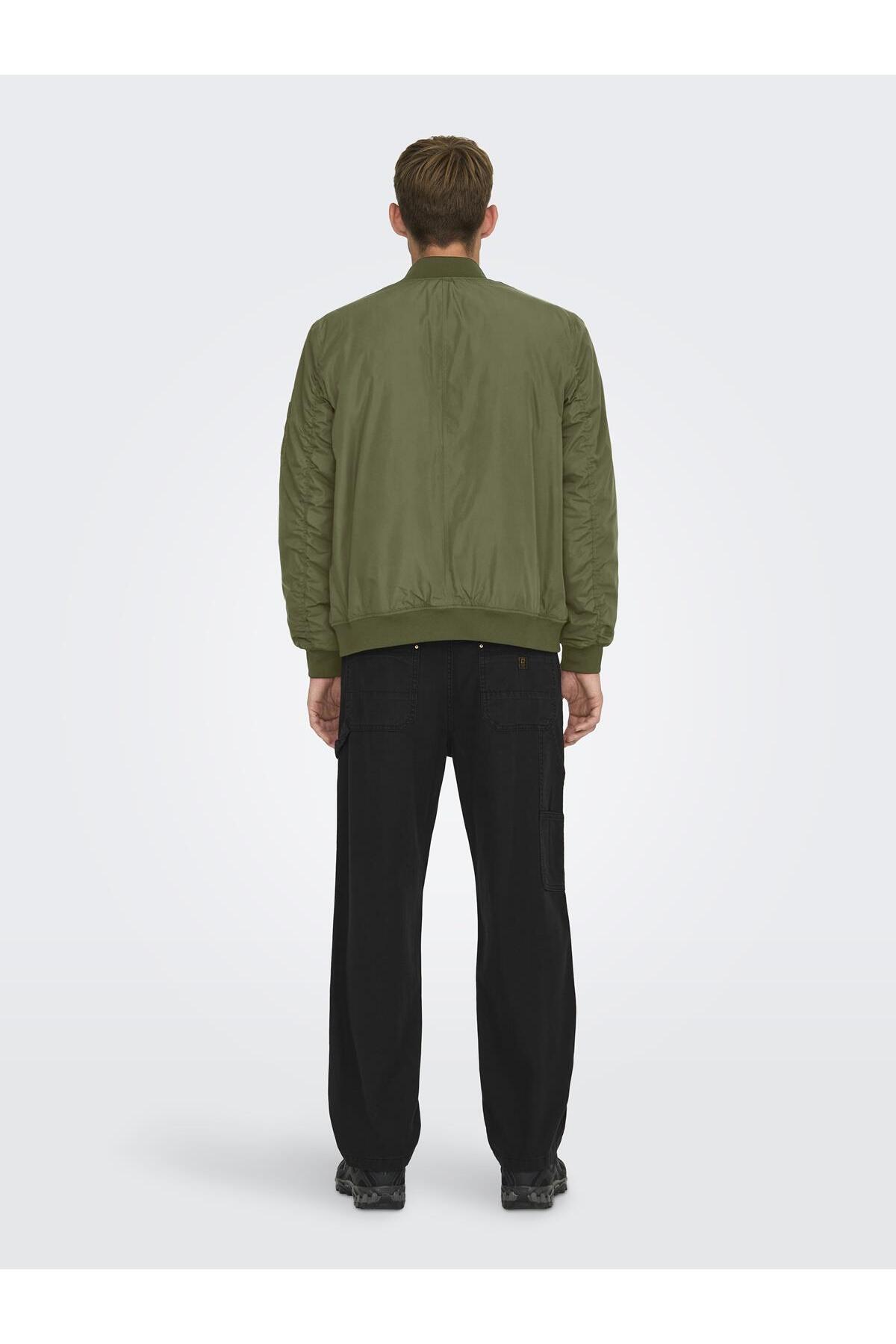 ONSJOSHUA BOMBER OTW NOOS — مشکی 24YW21000069 — تصویر 4 از 4