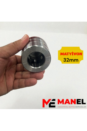 Manel Endüstriyel MATYİVON MATKAP UÇLU KAVAL YİVİ AÇMA APARATI / PAFTASI 32mm...
