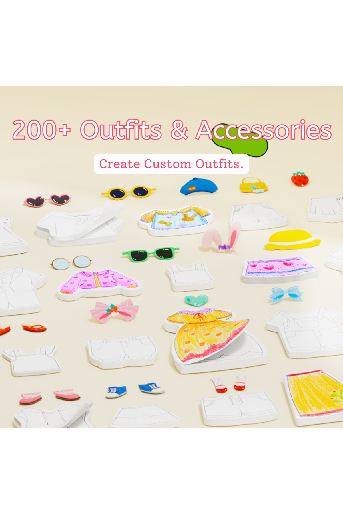 کیت لباس‌سازی پست-ایت خانگی – قلبی