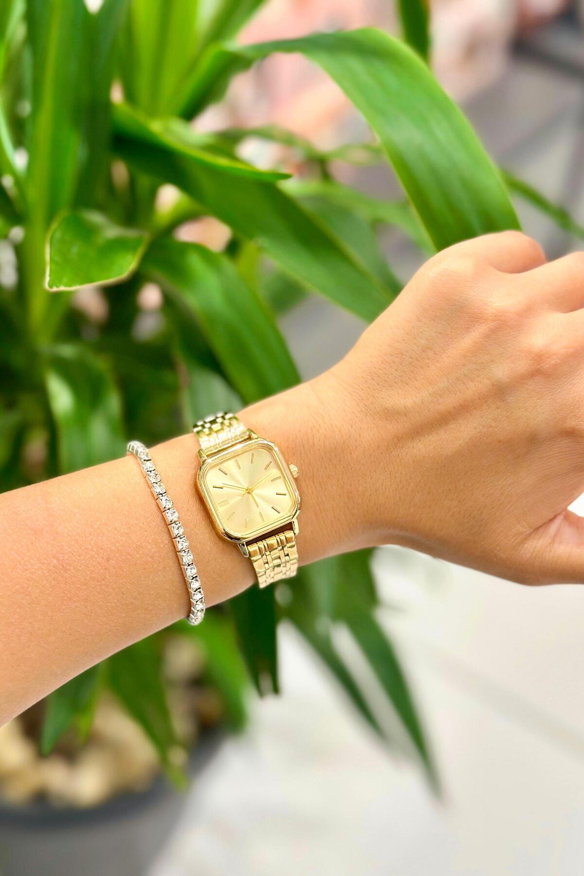 DEEPORA  KARE KASA KADIN KOL SAATİ - Görsel 5