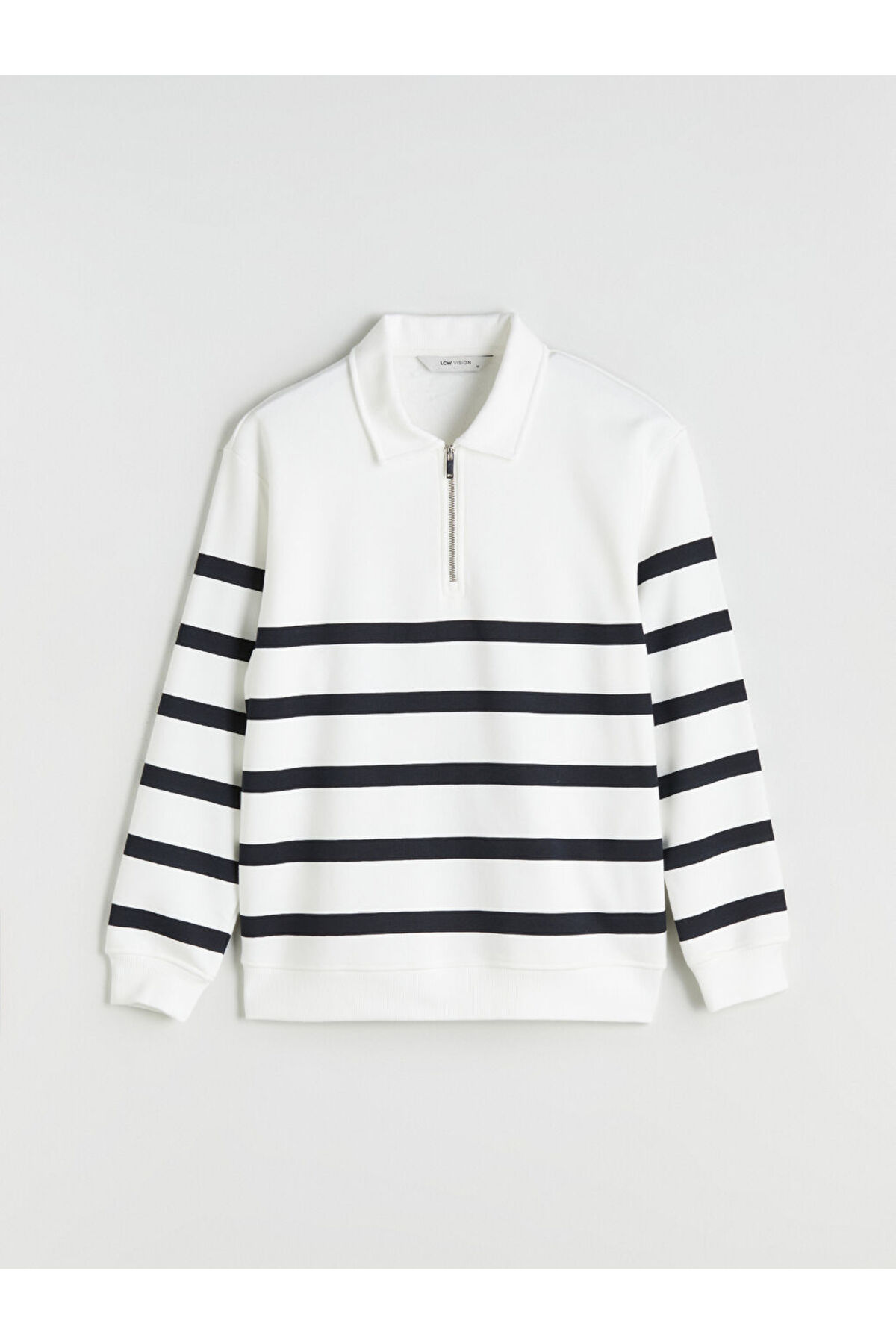 سویشرت مردانه راه راه آستین بلند | ال سی وایکیکی LC Waikiki W55139Z8 - تصویر 5