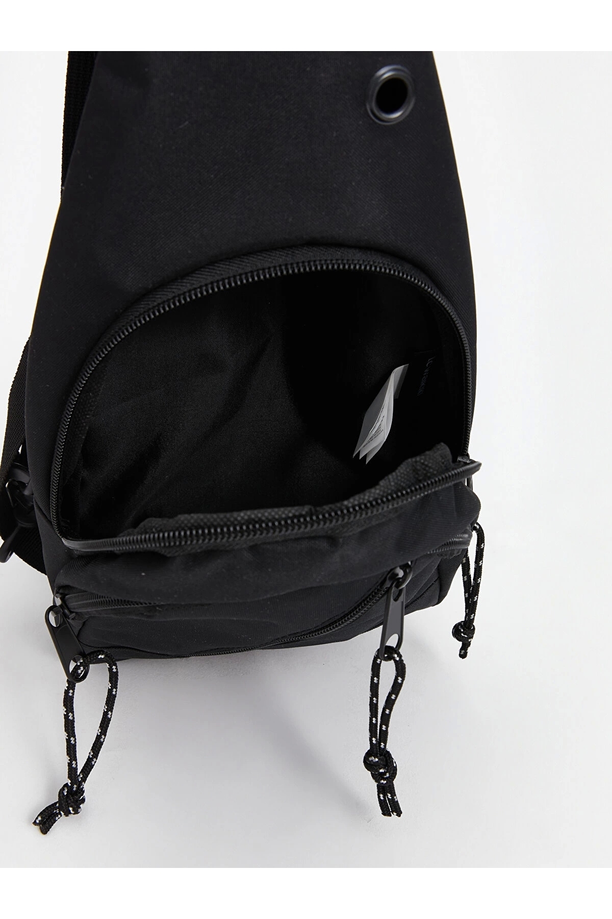 LC Waikiki LCW ACCESSORIES Siyah Fermuarlı Erkek Göğüs Çantası görsel 4