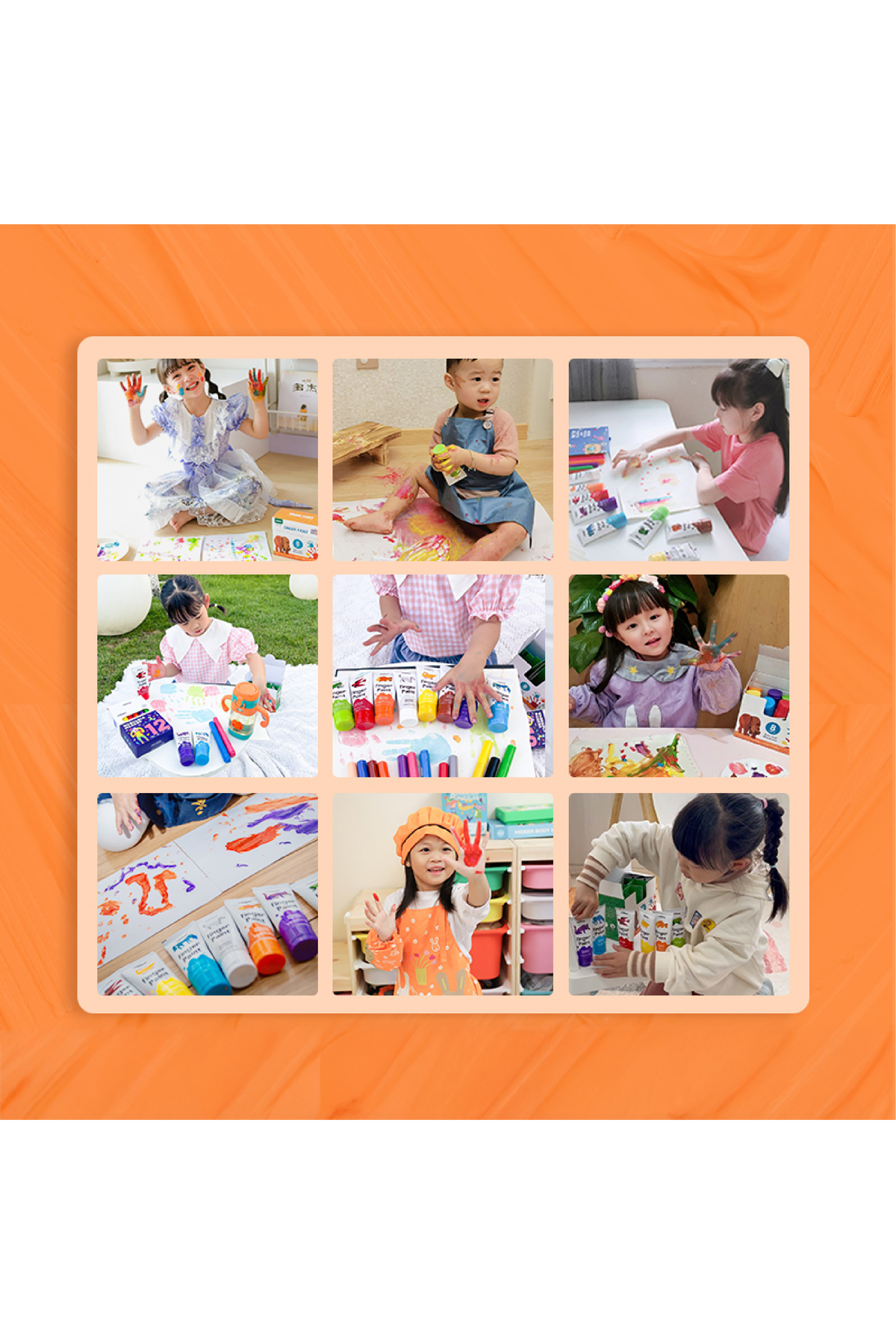 رنگ انگشتی – ۱۲ رنگ