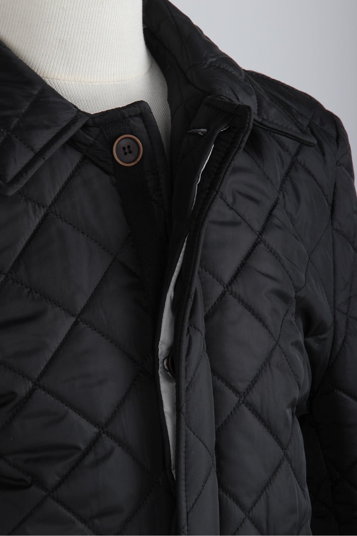 İgs  Erkek Kapitone Düğmeli Klasik Mont – Siyah - Görsel 4