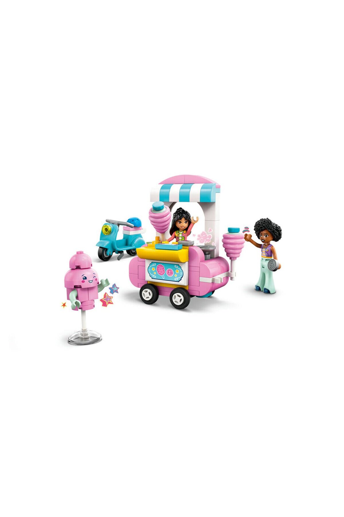 ساختنی ۴۲۶۴۳ دوستان اسباب‌بازی، غرفه پشمک، ۱۱۰ قطعه، بالای ۶ سال