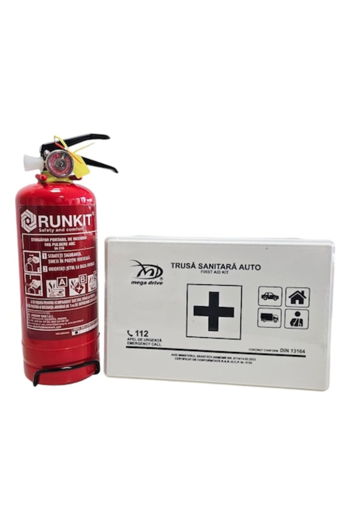 motor starter Kit siguranta auto omologat format din Trusa medicala auto de p...