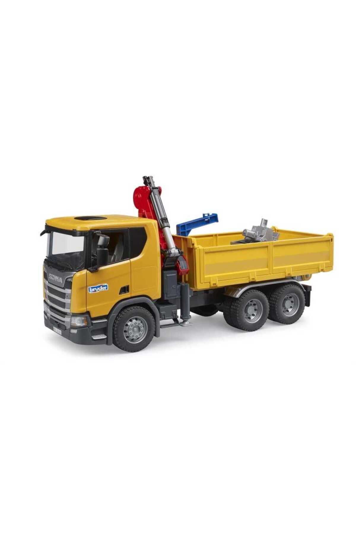 Bruder Scania 560R Vinçli Şantiye Kamyonu 03551 fotoğrafı 3 (önizleme)