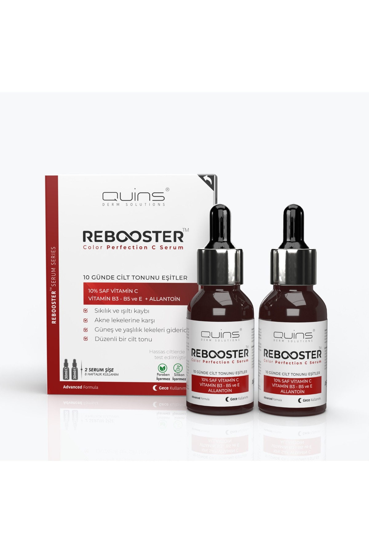 Rebooster Skin Tone Out یکنواخت، سرم ویتامین C 2x30 میلی لیتر — Q002