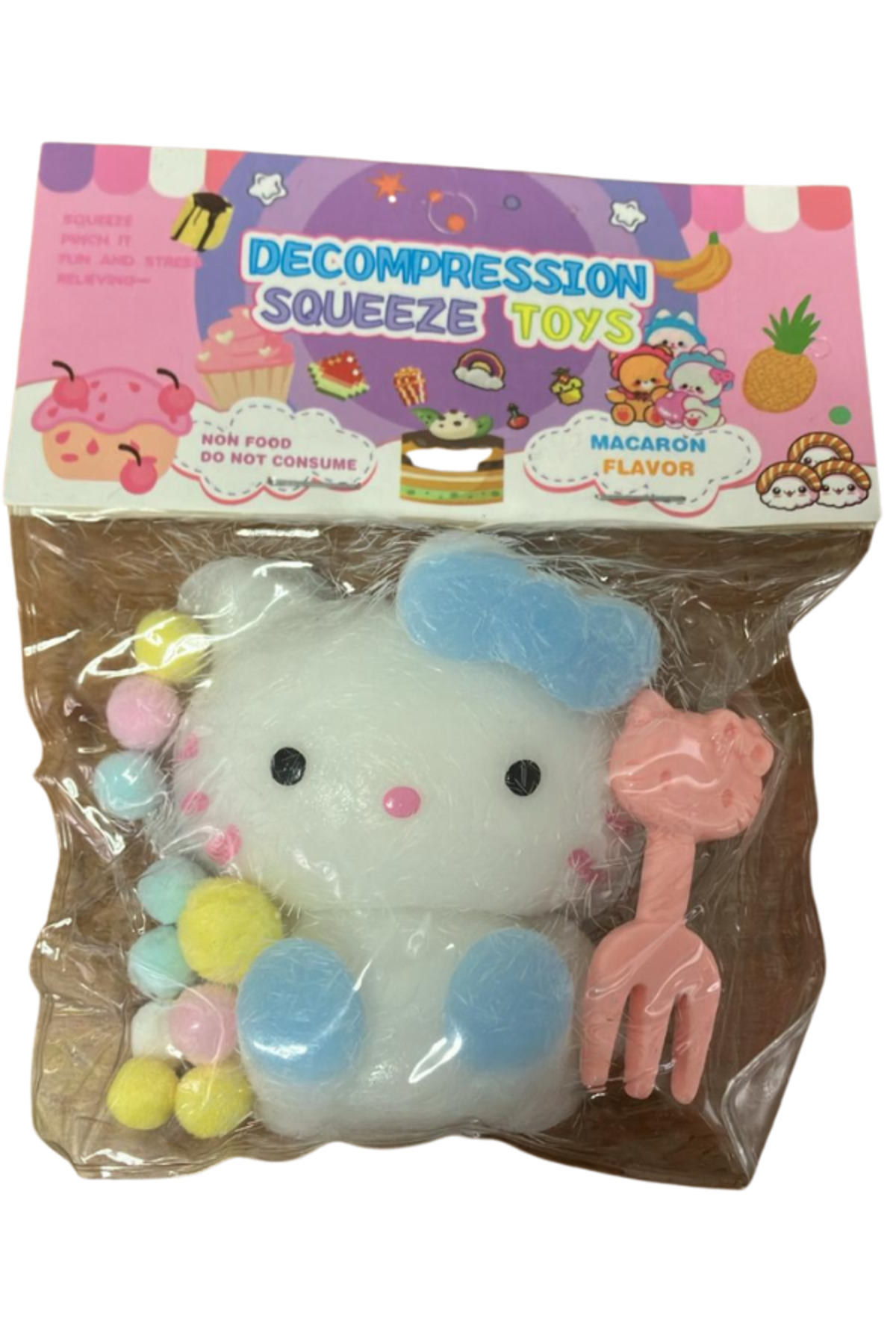 BalonKasaba Hello Kitty Taba Squishy Moj Moj Oyuncağı Yumuşacık