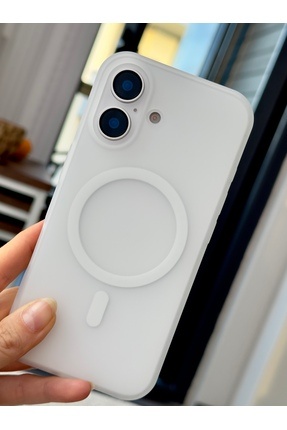 Go Aksesuar Iphone 16 Gerçek Magsafe Özellikli Parmak İzi Bırakmaz Mat Şeffaf...
