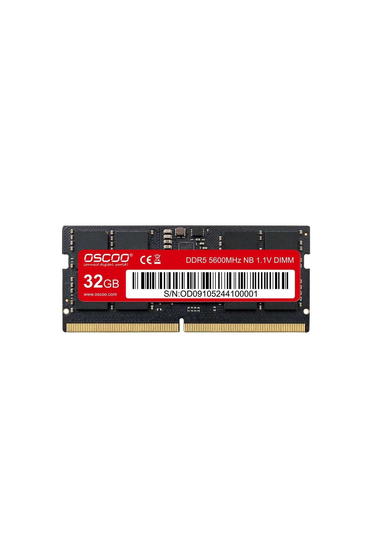 Oscoo N300 32GB 5600MHZ CL46 Ddr5 Sodımm 1.1V Ram