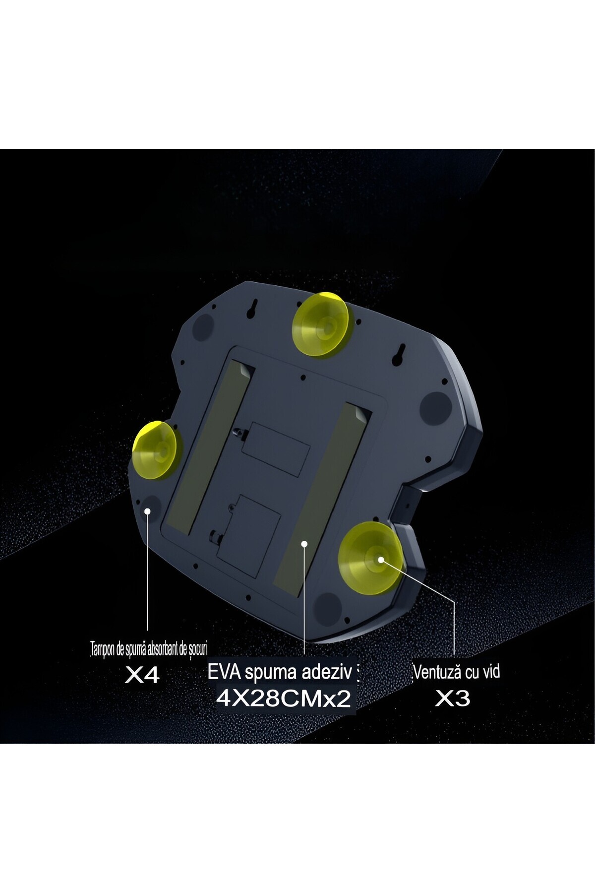 Flippy Παιχνίδι πυγμαχίας με μουσική και φώτα, Flippy, συμπεριλαμβάνονται γάντια, 32,5x28x7,4 cm, 930 g, μαύρο