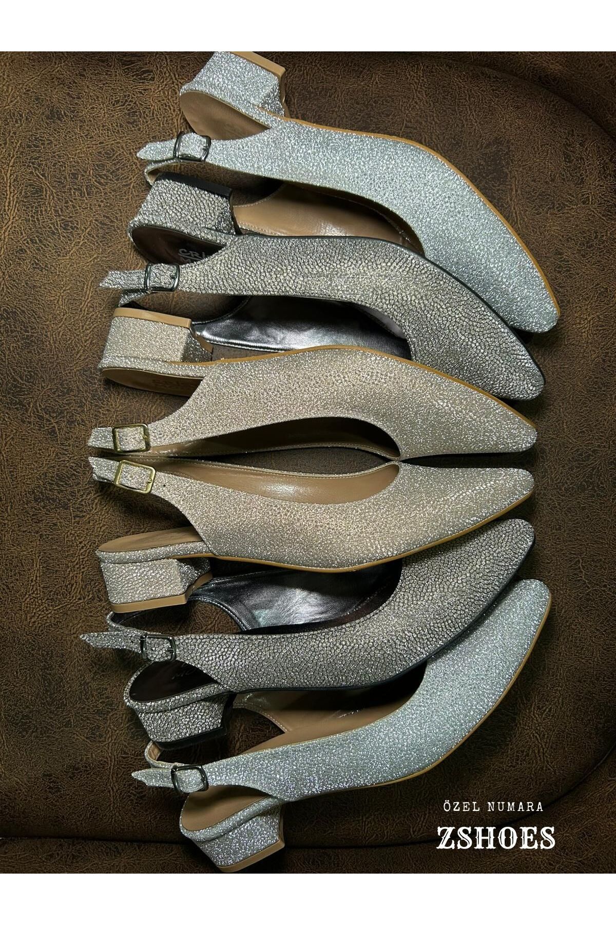 ZSHOES  Kadın Arkası Ayarlanabilir Rahat Kalıp Hafif Topklu Ayakkabı (Özel Büyük Numara Dahil 41/42) - Görsel 6