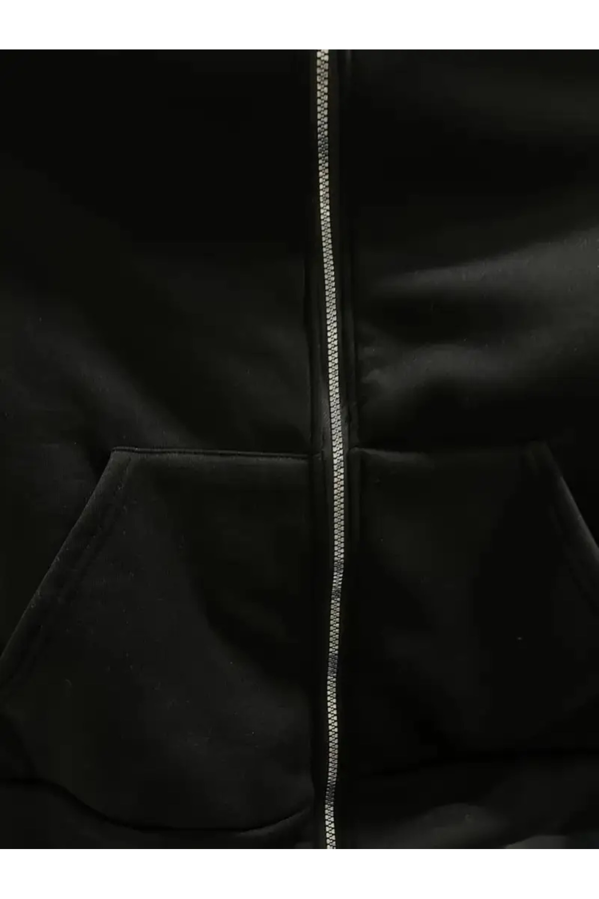 LAND MODA Kar Maskeli Ninja Unisex Sweatshirt Hırka 2iplik kalın polar görsel 5