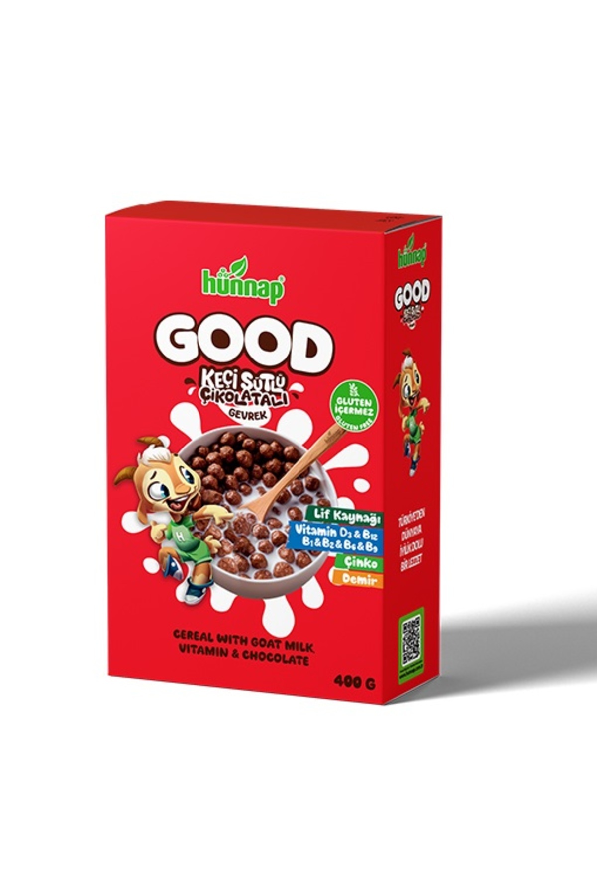 NW NessiWorld NessiWorld Hünnap Keçi Sütlü Çikolata ve Vitamin Tahıllı Glutensiz Gevrek 400 Gr