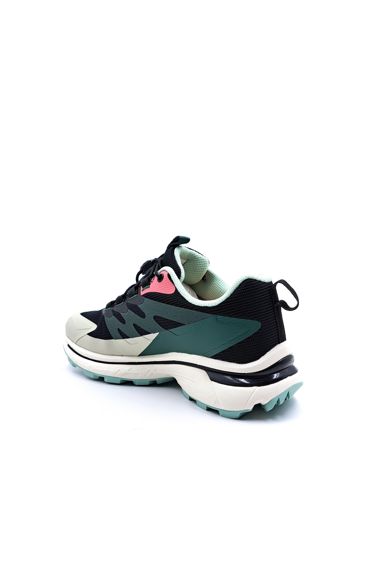 HUMTTO Su Geçirmez Siyah Yeşil Kadın Outdoor Spor Ayakkabı görsel 4