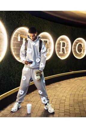 CLASSY.MODA Trend Erkek 3 İplik Kabartmalı Baskı Takım | Yüksek Kalite Rahat ...