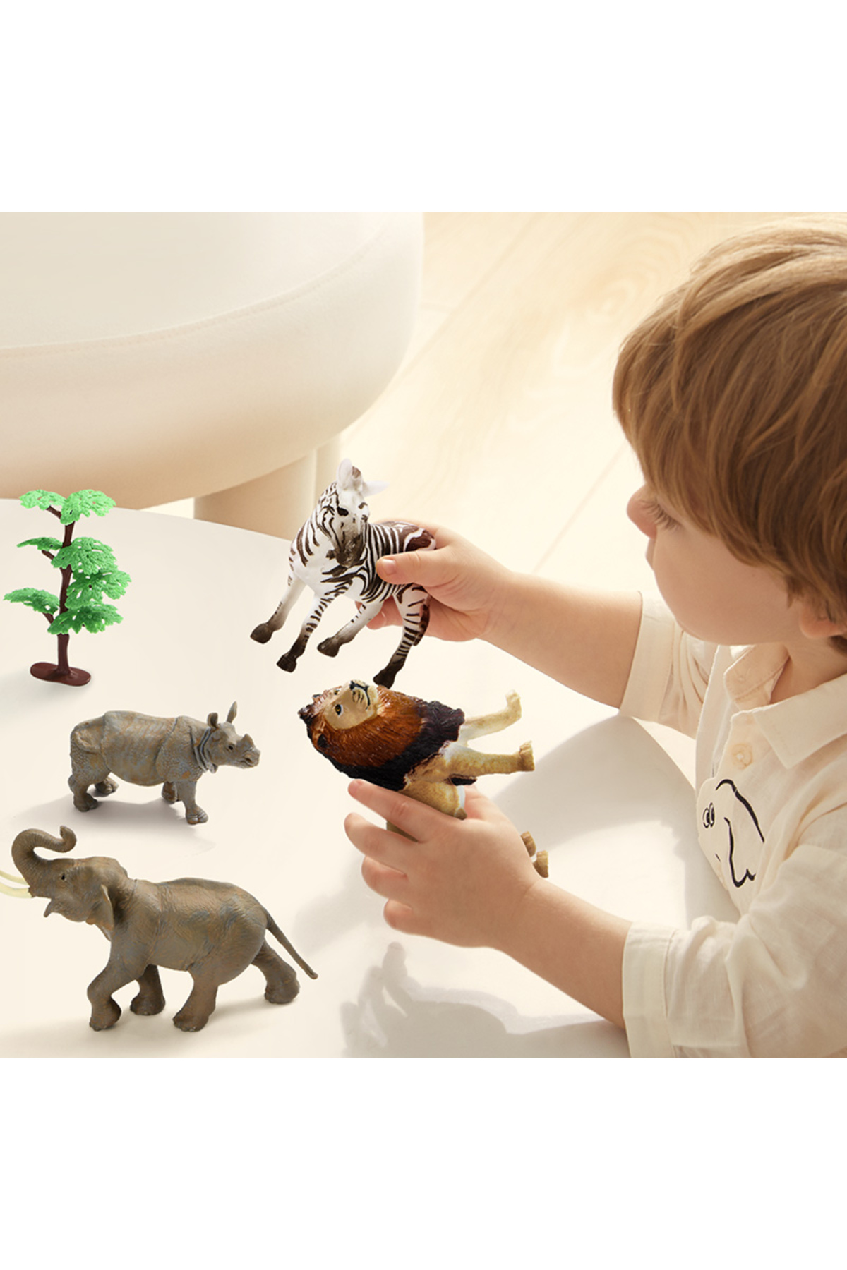 مجموعه حیوانات سفاری – ۵ تکه