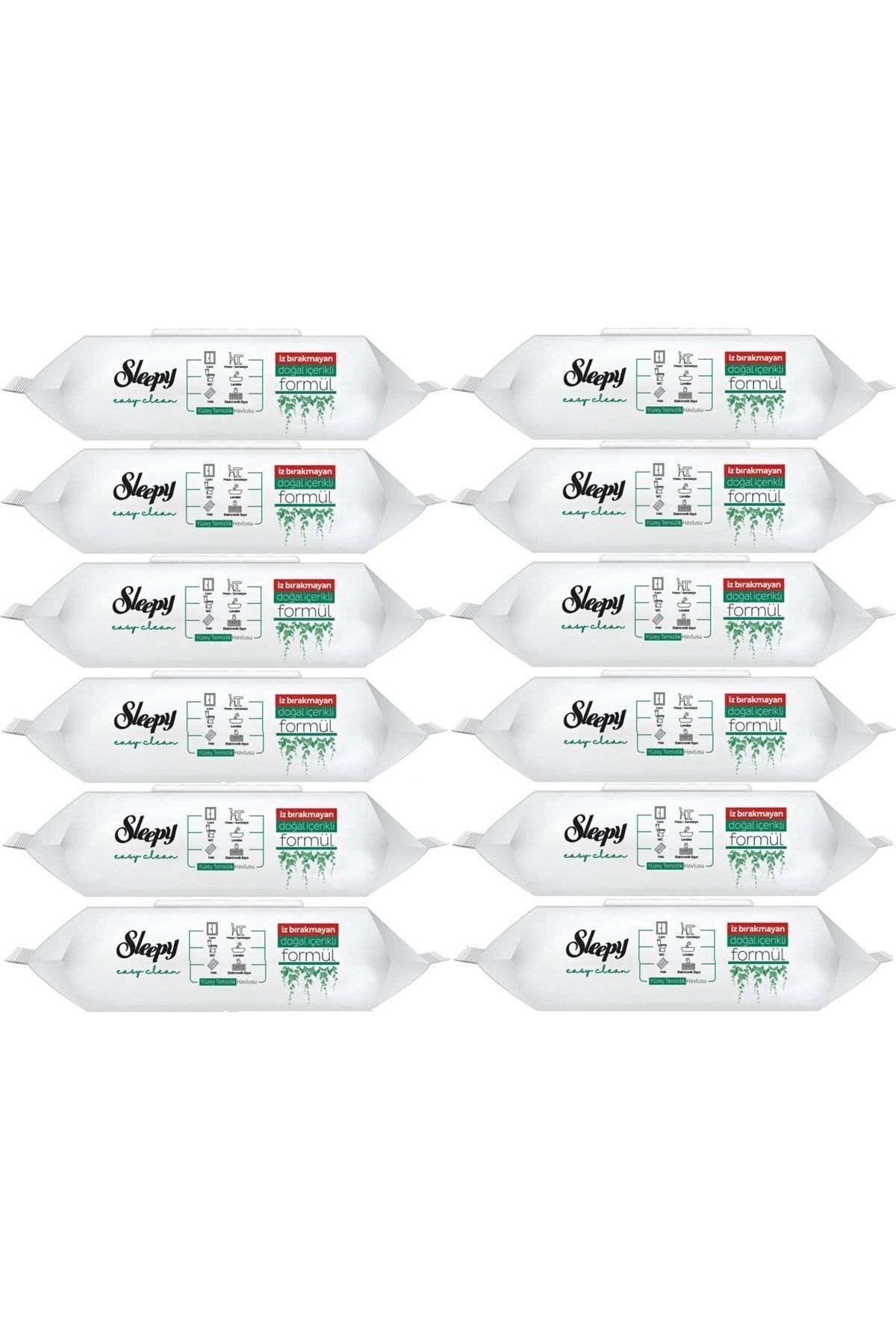 Sleepy Easy Clean Yüzey Temizlik Havlusu 100 Yaprak (12 Li Set) 1200 Yaprak