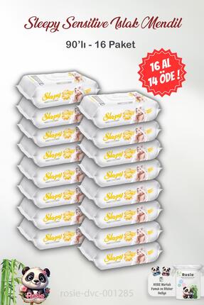 Sleepy 16 AL 14 ÖDE Sleepy Sensitive Islak Mendil 90'lı ve ROSIE