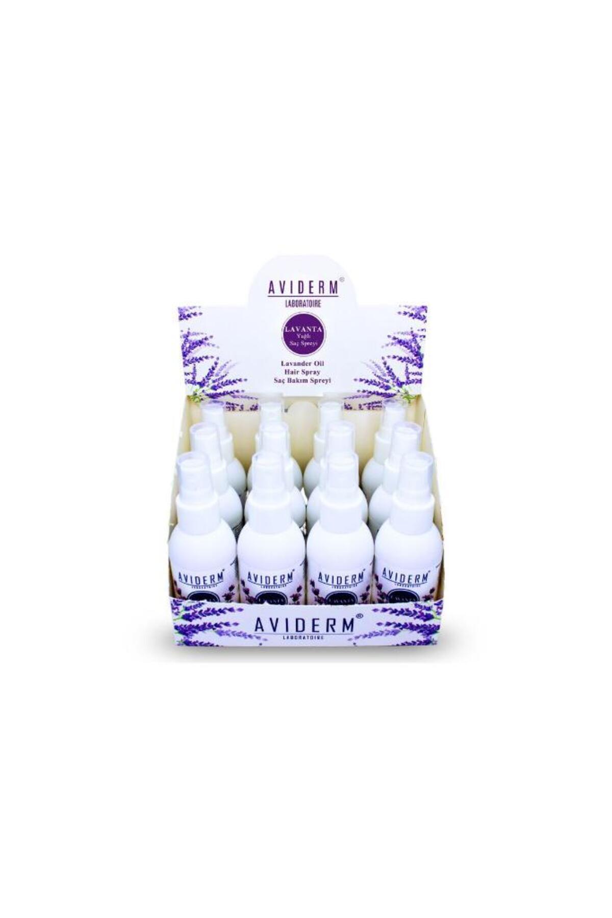 AVIDERM LAVANTA YAĞLI SAÇ SPREYİ 100 ML 12 Lİ STAND — CKKBS0011