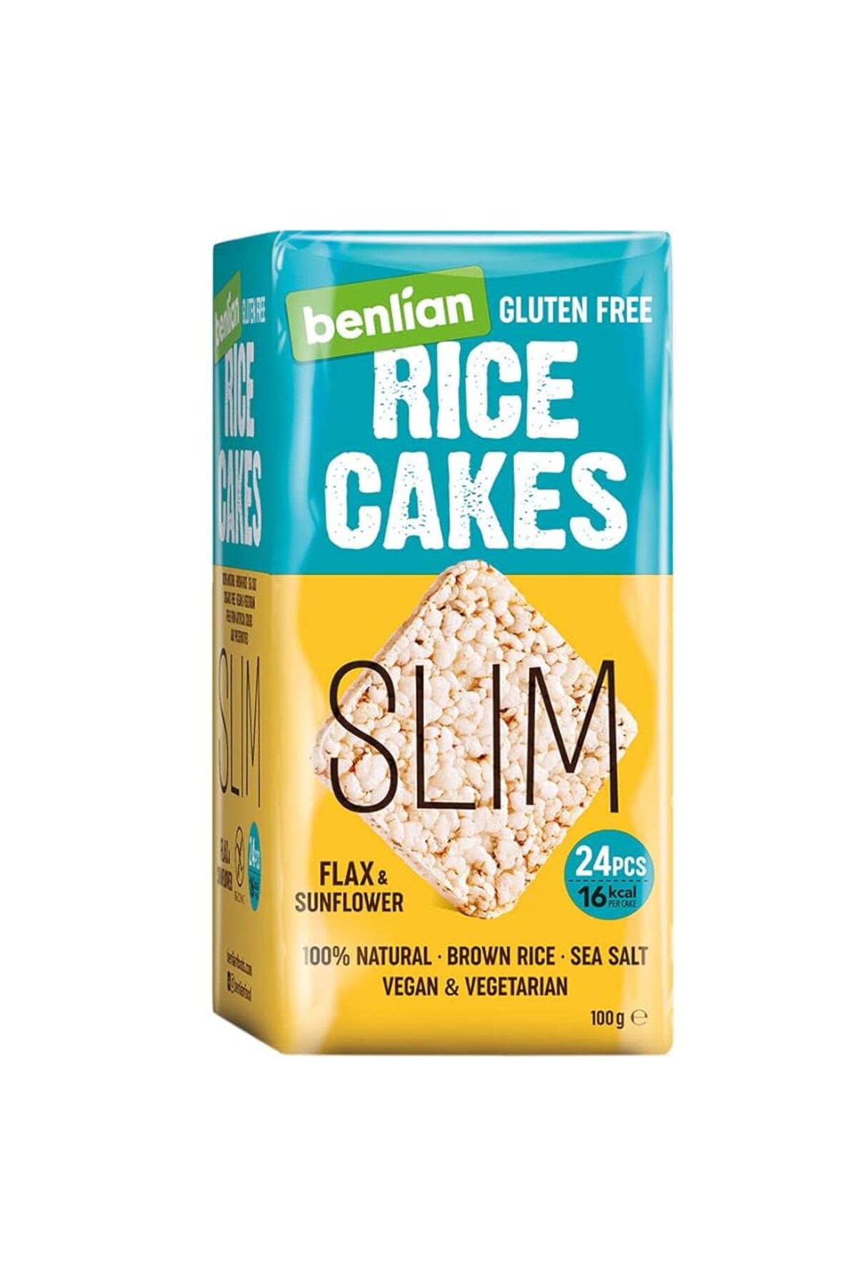 Genel Markalar Benlian Rice Cakes Flax&Sunflower Gluten Free 100
