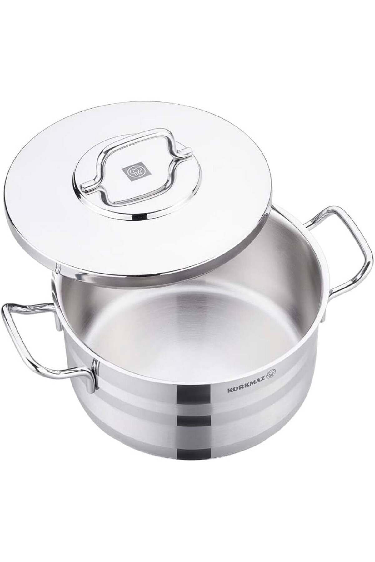 طقم أواني طهي أسترا 2 من الفولاذ المقاوم للصدأ، 14 قطعة،