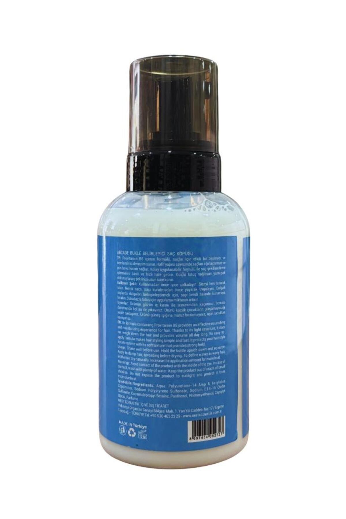 Arcade Ultra Strong Bukle Belirleyici Saç Köpüğü 500 Ml — ARCADE-11 — تصویر 2 از 5