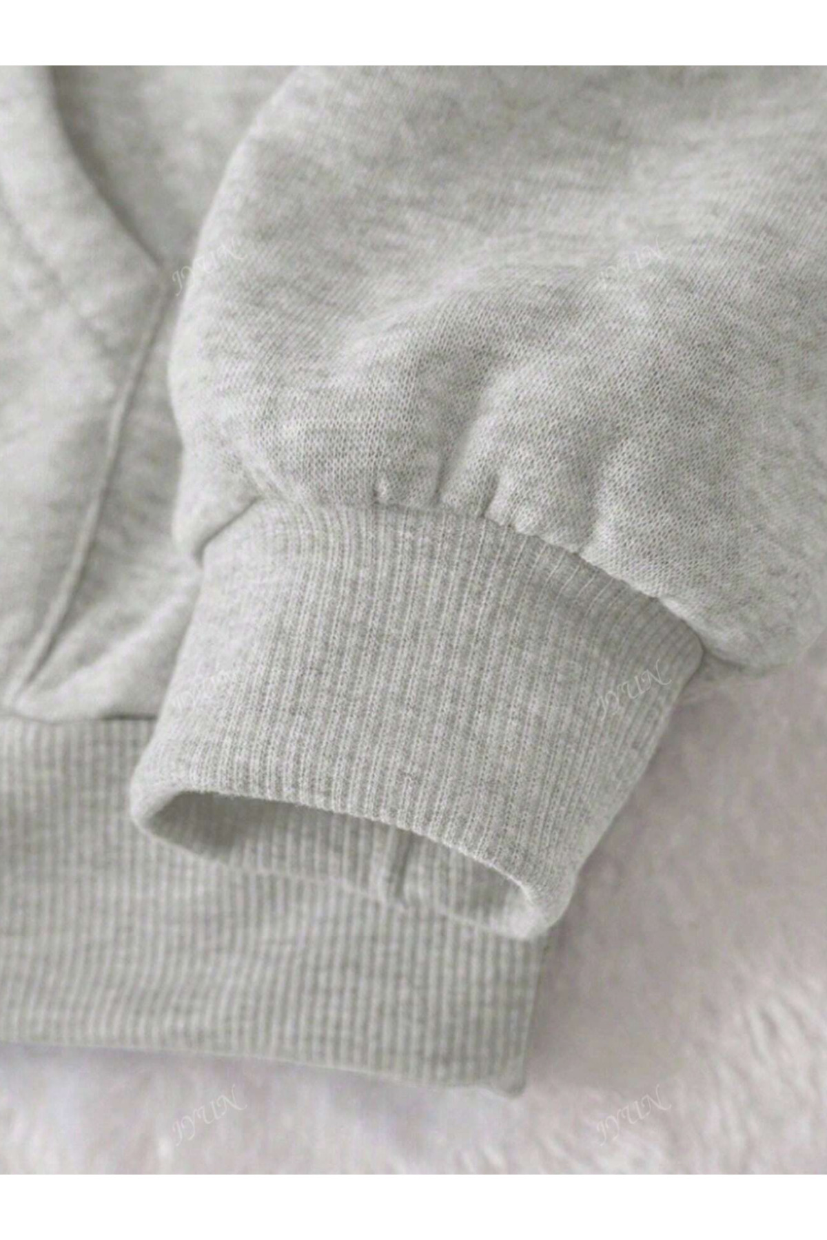 COHERENT Unisex Erkek/Kadın NYC Renkli Özel Baskılı Oversize Kapüşonlu Sweatshirt %80Pamuklu görsel 4