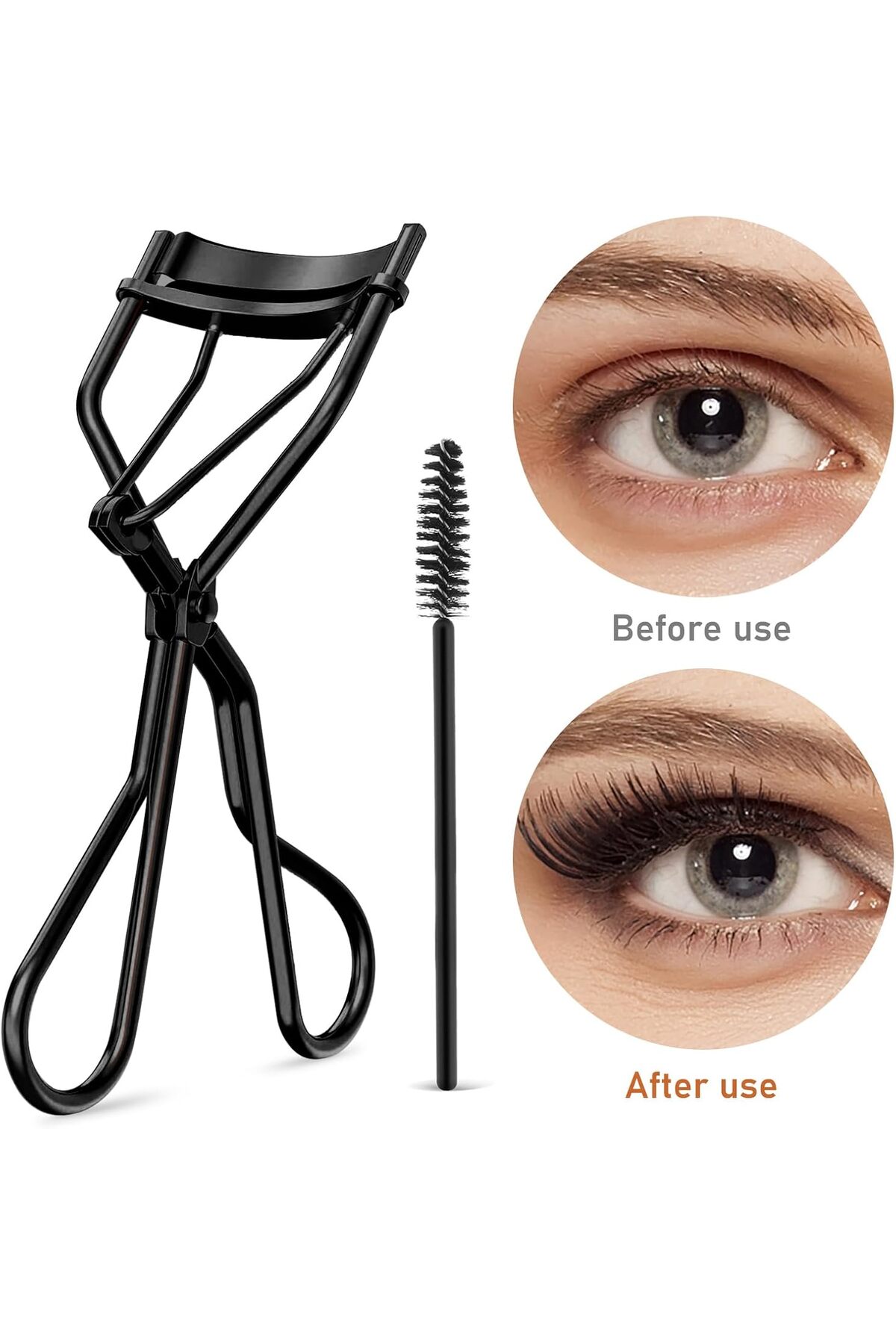 Kirpik Set, Güzel Kirpik Tarağı,6 RENKLİ Silikon Pedi ve Maskara Fırçası , Evrensel Kirpik Kıvırıcı — رنگارنگ KIVIRICISET — تصویر 4 از 6