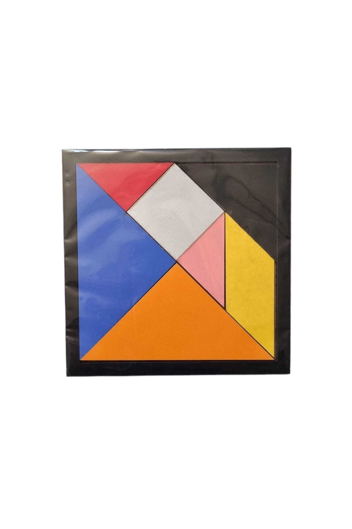 NEWBRENDHOME Eğitici Erkek Çocuk Oyuncak Ahşap Tangram Zeka Oyunu 6mm 14x14cm 3Adet Kız Çocuk Oyuncak fotoğrafı 3 (önizleme)