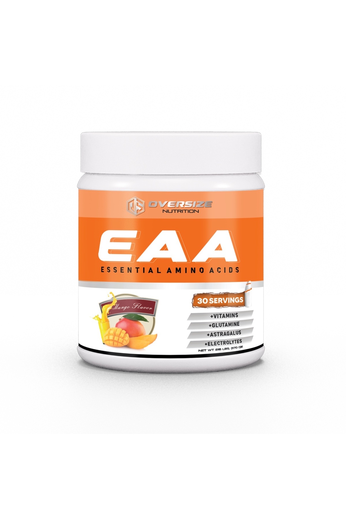 Oversize Nutrition EAA Essential Amino Acid Mango Aromalı 370g 30 Servis
