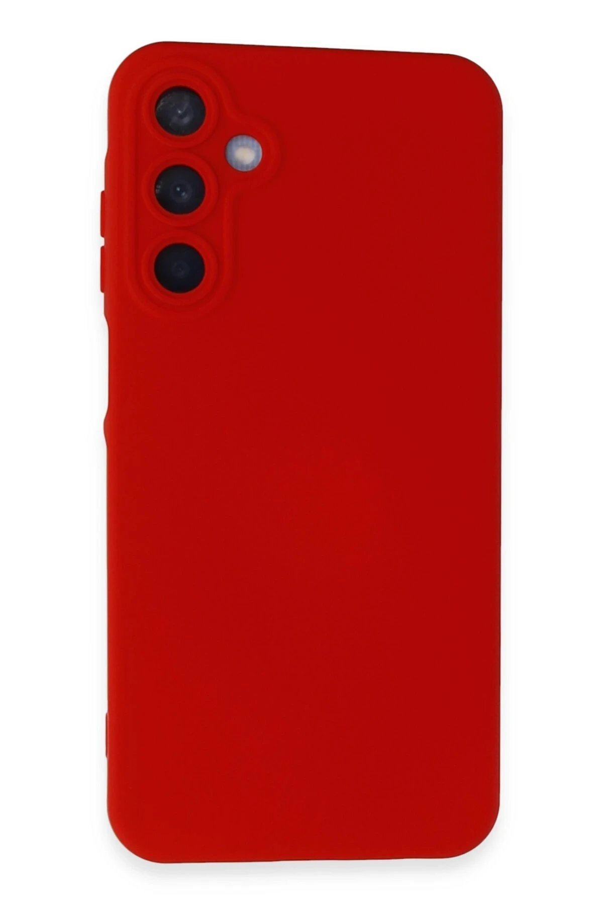 Northcity Galaxy A25 5G uyumlu Kılıf Nano içi Kadife Silikon - Kırmızı-(5796)