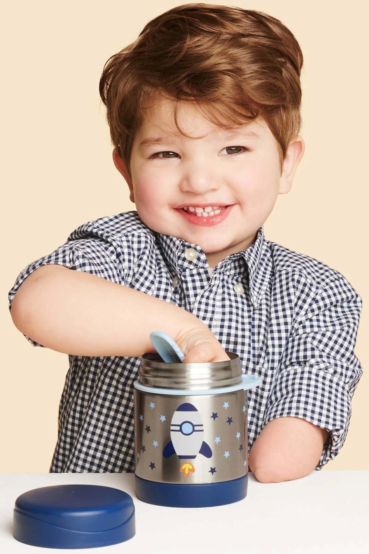 Skip Hop Zoo Paslanmaz Çelik Termos 325 Ml Roket fotoğrafı 4 (önizleme)